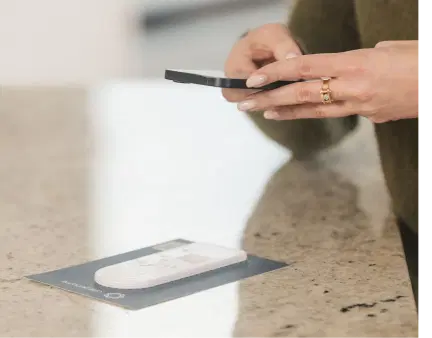 Take a photo of the test card