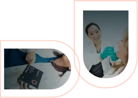 Provider Hero Visual - provider holding Oral Genome kit