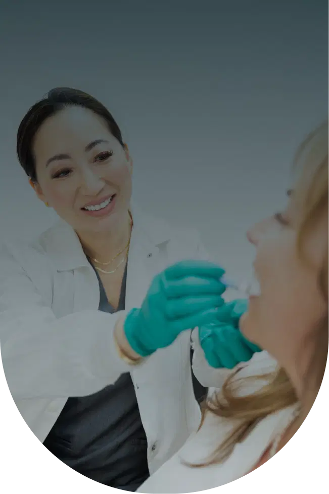 Provider Hero Visual - provider holding Oral Genome kit